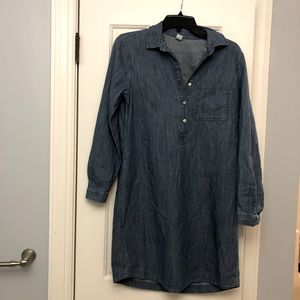 Old Navy Denim Collared Dress